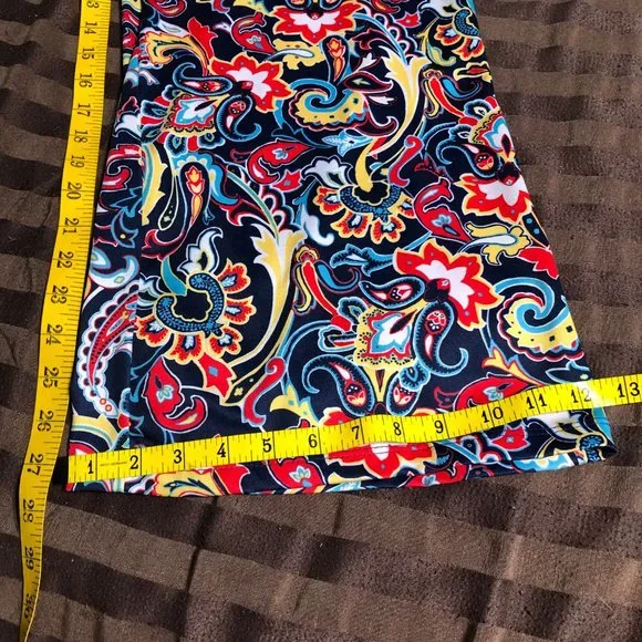 Travel Elements Pull On Floral Palazzo Pants-Sz S - Picture 7 of 7